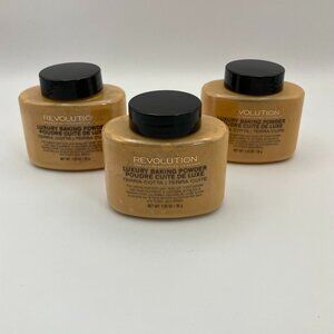 Makeup Revolution Luxury Baking Powder 1.23oz Terra Cotta Matte Setting 3 Pack